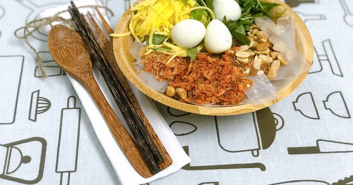 ăn vặt bánh tráng trộn