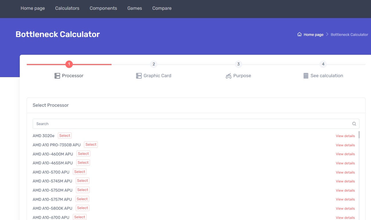 Trang web kiểm tra tắc nghẽn cổ chai máy tính