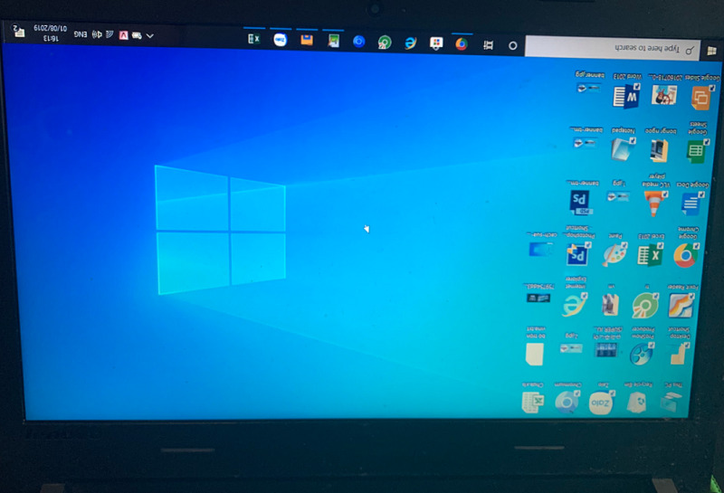 Hướng dẫn cách sửa máy tính bị ngược màn hình