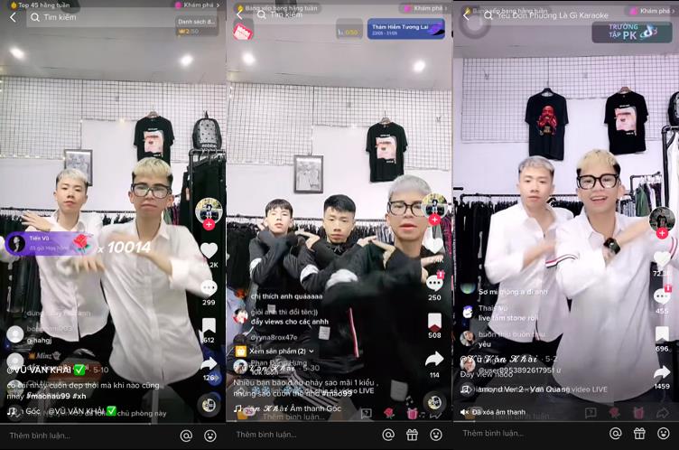 livestream trên tiktok