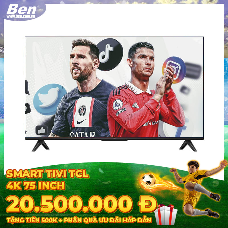 TV Smart Tivi TCL 4K 75 inch