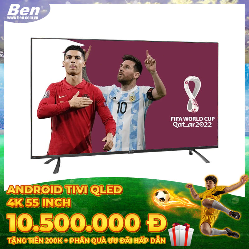 TV Android Tivi QLED 4K 55 inch