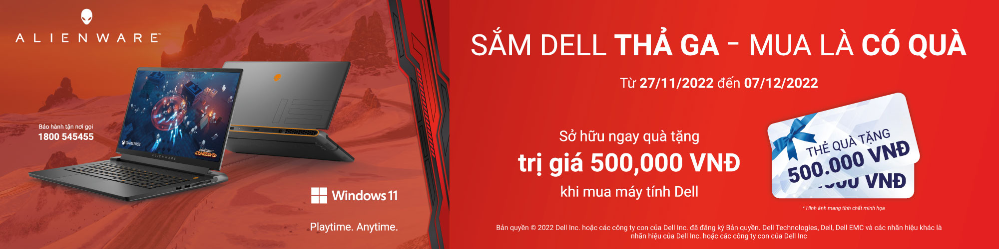 sắm dell thả ga - mua là có quà 2022