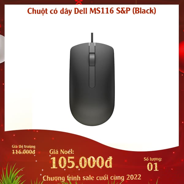 Chuot co day Dell Ms116