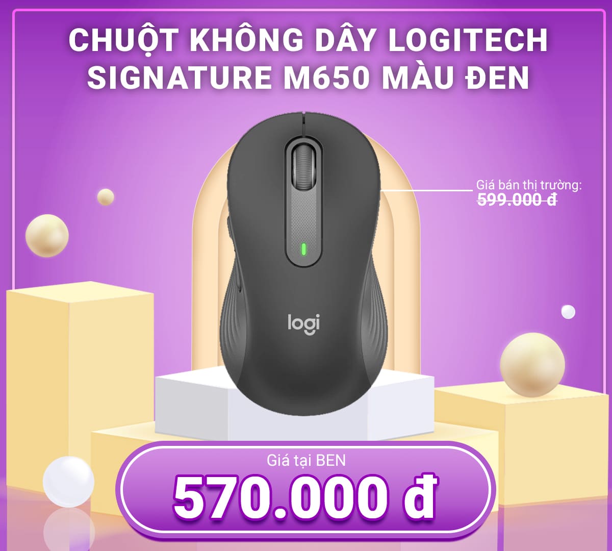 Logic Signature M650 Mau den