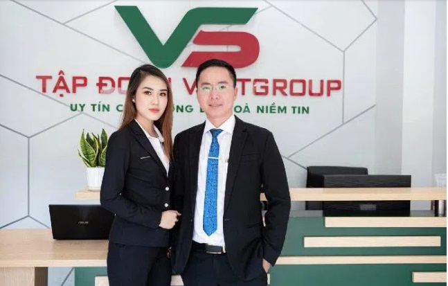 Bà Nguyễn Ngọc Mỹ Linh và ông Trương Ngọc Anh, hai lãnh đạo cấp cao của
